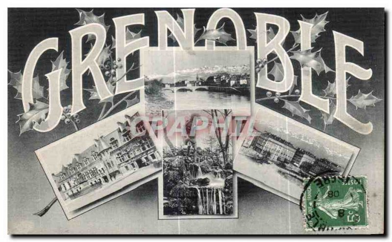 Old Postcard Grenoble Remembrance