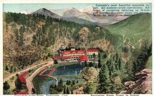 Troutdale in the Pines Resort Evergreen Colorado Golf Course Vintage Postcard