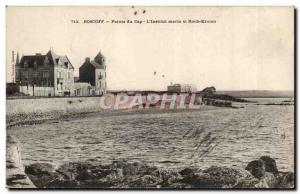 Roscoff Old Postcard Cape Point & # 39institut the marine and Roch Kroun