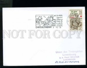 276402 FRANCE 1978 year mouses RED CROSS cancellation card