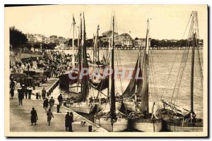 Old Postcard Royan Charente Inferieure The Old Port Yacht