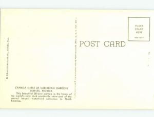 Pre-1980 PARK SCENE Naples Florida FL hk7077