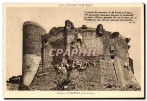 Old Postcard Auvergne Chateau Murols