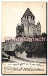 Old Postcard Provins Cesar Tower or Tour Du Roi