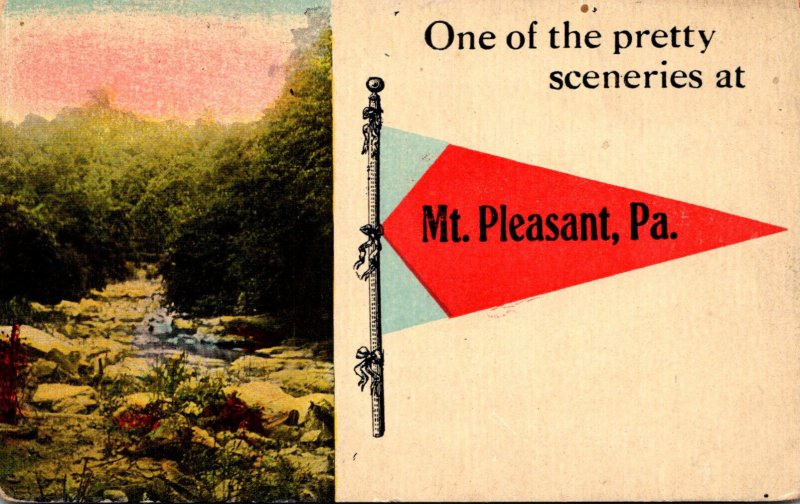 Pennsylvania Mt Pleasant One Of The Pretty Sceneries Pennant Series