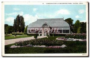 Postcard Old Conservatory At Walbridge Park Toledo Ohio