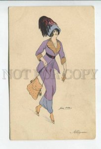 431799 ART NOUVEAU Xavier SAGER Allegresse FASHION Lady PC B.M. Paris #512