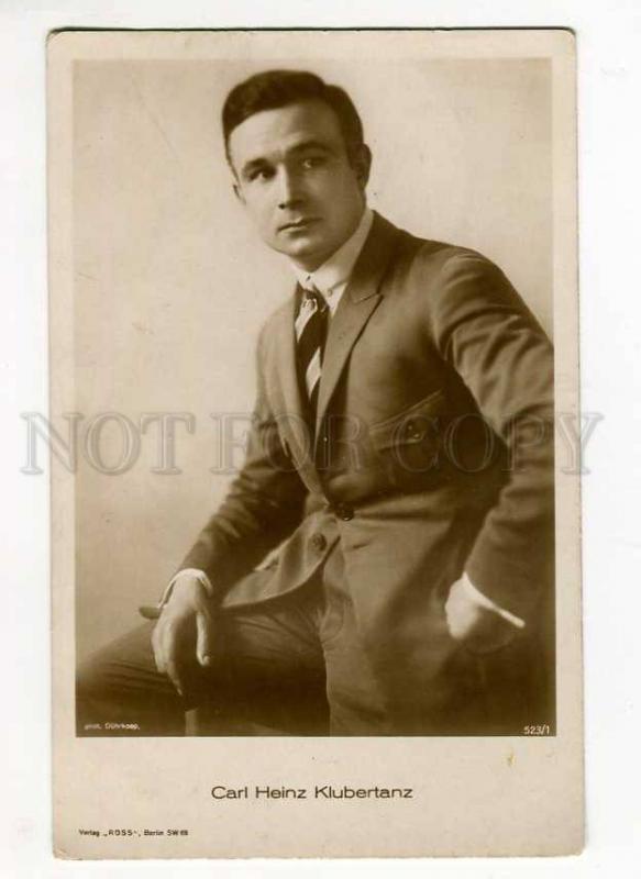 261618 KLUBERTANZ German Movie FILM ACTOR vintage PHOTO PC