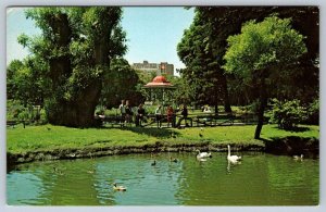 Bandstand, The Public Gardens, Halifax, Nova Scotia, Vintage Chrome Postcard #3