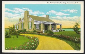 Womens Club Building New Bern North Carolina Unused c1934