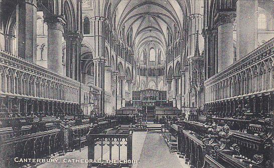 England Canterbury Cathedral The Choir