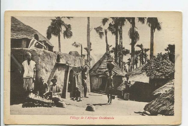 438981 FRENCH WESTERN Africa musicians in the village religious ADVERTISING