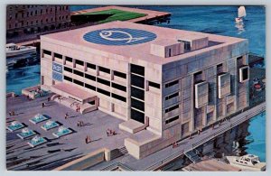 New England Aquarium, Artist Conception, Boston Massachusetts, Vintage Postcard