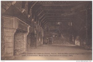 Chateau Des Comtes De Flandre; Donjon: Salle Des Fetes, GAND (East Flanders),...