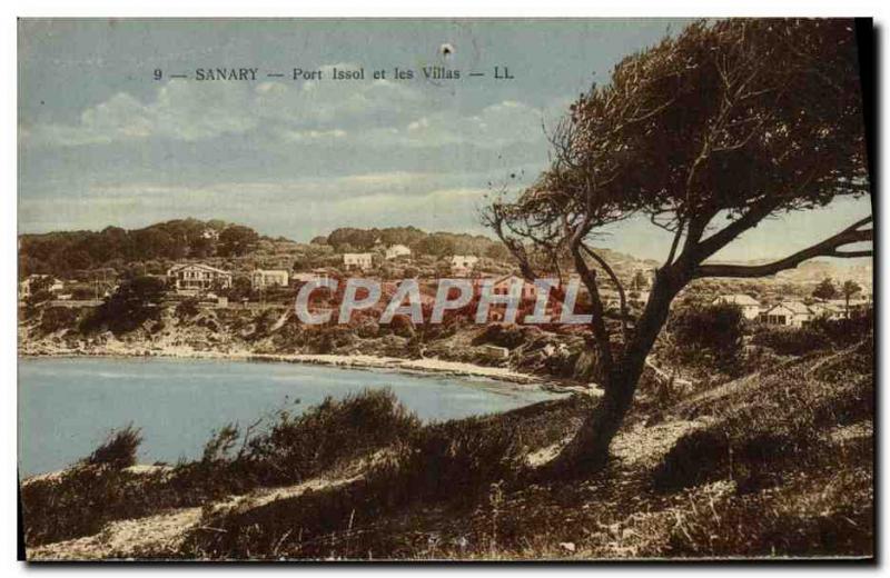 VINTAGE POSTCARD Sanary Port lssol and Villas