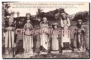 Postcard Old holy healers nearly MONCONTOUR