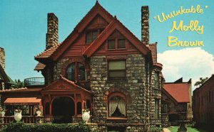 Vintage Postcard House Of Lions Molly Brown Pennsylvania St. Denver Colorado CO