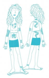 The Illustrated Mum Jacqueline Wilson Book Artist Postcard