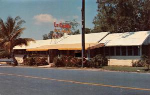 MIAMI, FL Florida  LA CASITA TEA ROOM~Coconut Grove  ROADSIDE  c1950's Postcard