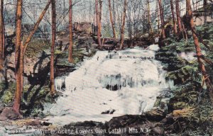 CATSKILL MTS., New York, 1900-1910s; Winter Scene, Lovers Glen
