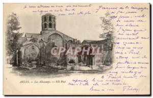 Old Postcard Arles Aliscamps