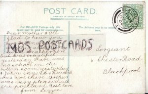 Genealogy Postcard - Sergeant - 6 Chester Road, Blackpool, Lancashire  Ref. R853