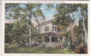 Florida Fort Myers Home Of Thomas Edison