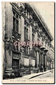 Old Postcard Toulouse L & # 39Hotel Stone