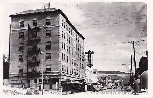 Oregon Klamath Falls Willard Hotel & Grill Real Photo