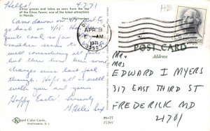 Citrus groves and lakes Orange Groves, Florida