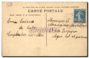 Capbreton Old Postcard Heavy seas