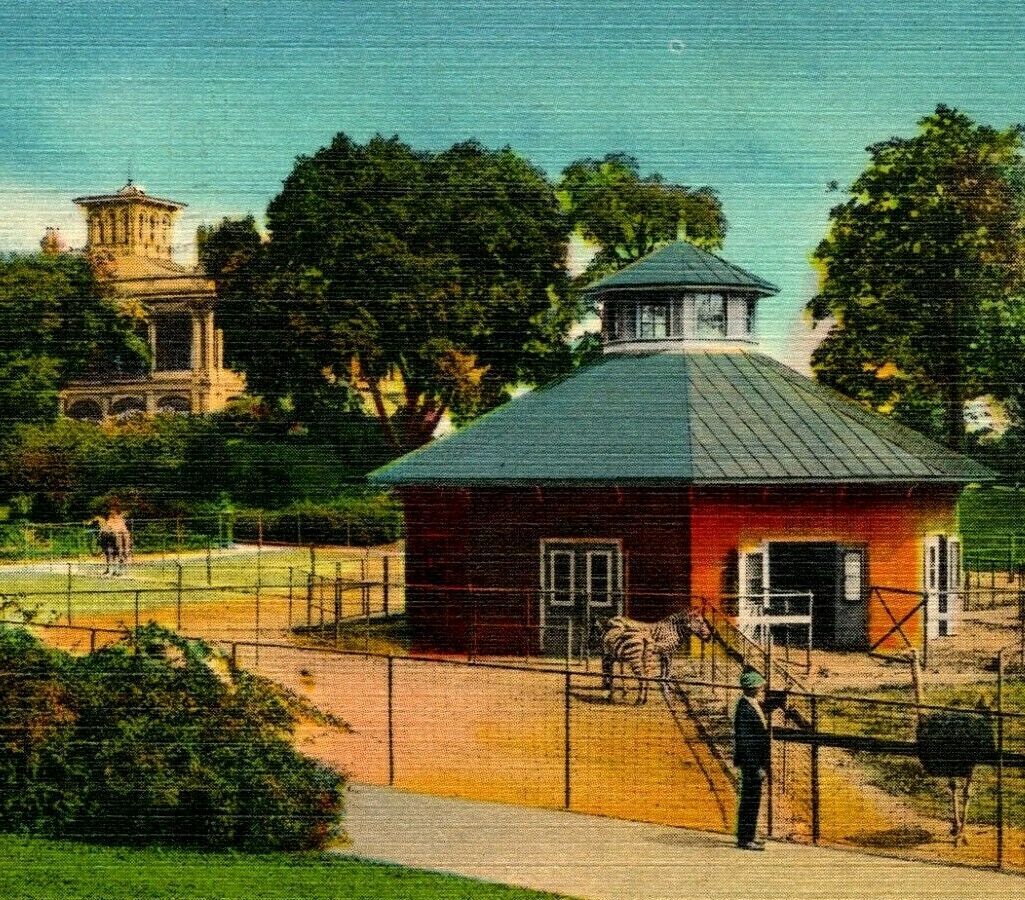 Zoo and Mansion House, Druid Hill Park, Baltimore, Maryland 1940
