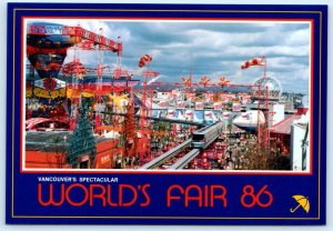 3 Postcards VANCOUVER, B.C. Canada ~ World's Fair EXPO 86 Pink Zone 4x6