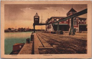Germany Krefeld Hafenpartie Vintage Postcard C154