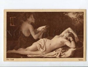 285358 POLAND Young girls HAREM Nymph NUDE Vintage SALON postcard Das Lied