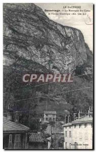 Old Postcard The Dauphine Sassenage the Mountain of tanks and electric plant