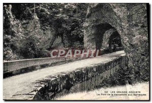 Old Postcard The Great Narrow Vernaison The Bridge to Barraques