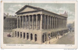 Town Hall, BIRMINGHAM ouside of London, England, United Kingdom, PU-1904