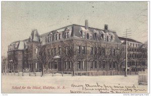 School for Blind , Halifax , Nova Scotia , Canada , PU-1906