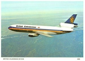 British Caledonian Airways McDonnell Douglas DC10 30 Airplane Postcard