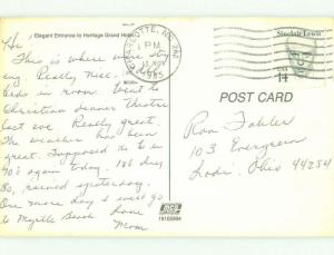 1980's HERITAGE GRAND HOTEL Fort Mill - near rock hill South Carolina SC HQ1375