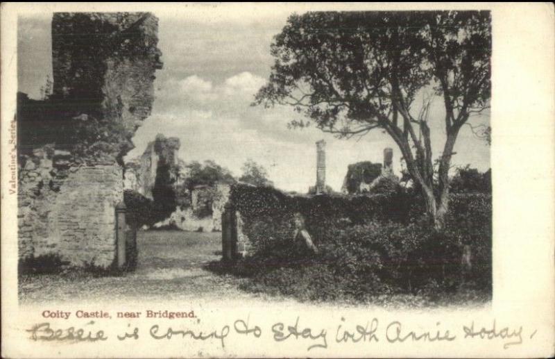 Coity Castle Near Brigend Wales c1910 Postcard