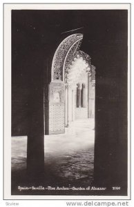 RP: Seville - Five arches - Garden of Alcazar , SPAIN , 20-30s