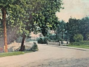 Postcard 1908 View of  Entrance to West Park, West Street, Wilmington, DE  Y2