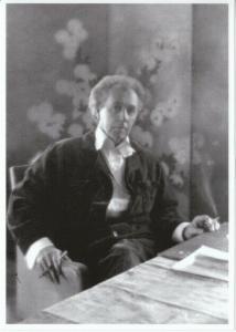 Frank Lloyd Wright American Architect in 1920s Modern Postcard