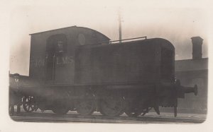 LMS Diesel Shunter 0-6-0 No 7401 7501 Antique Train Real Photo Postcard