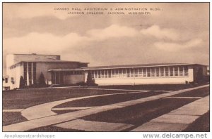 Mississippi Jackson Dansby Hall Auditorium & Administration Building Jack...