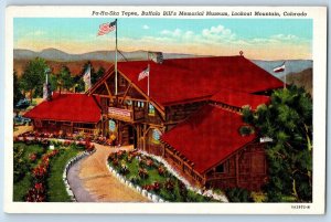 c1920 Pa-Ha-Ska Buffalo Bills Memorial Museum Lookout Mountain Colorado Postcard