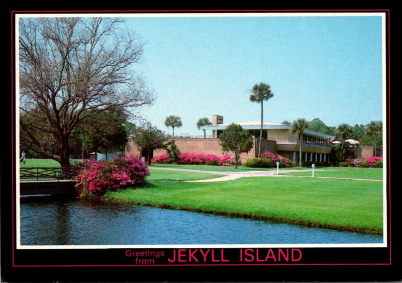 Georgia Greetings From Jekyll Island Showing Jekyll Island Club House