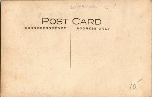 RPPC Flood, High Water in Wheaton IL Vintage Postage H70 